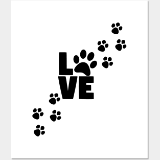 PAWS I Love My DOG Posters and Art